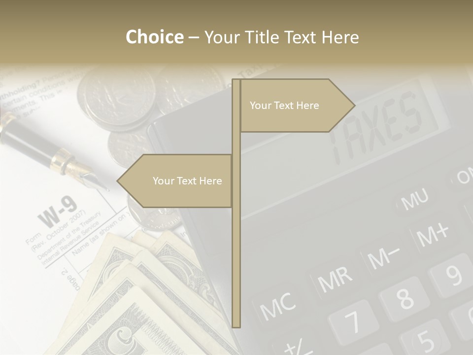 Hand Aging Women PowerPoint Template