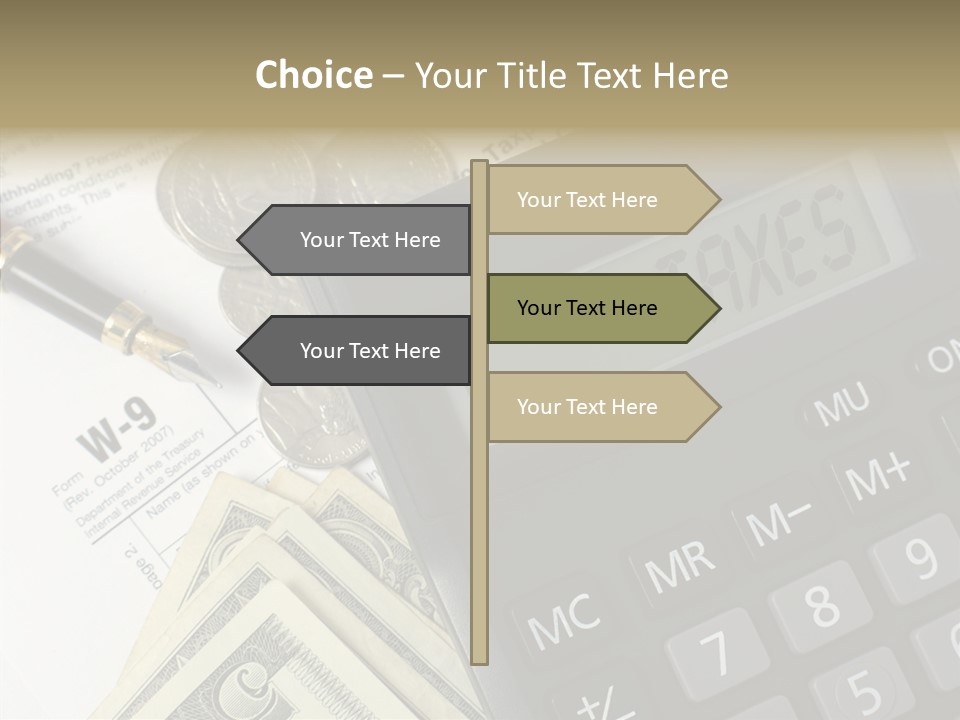 Hand Aging Women PowerPoint Template