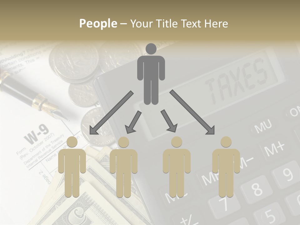 Hand Aging Women PowerPoint Template