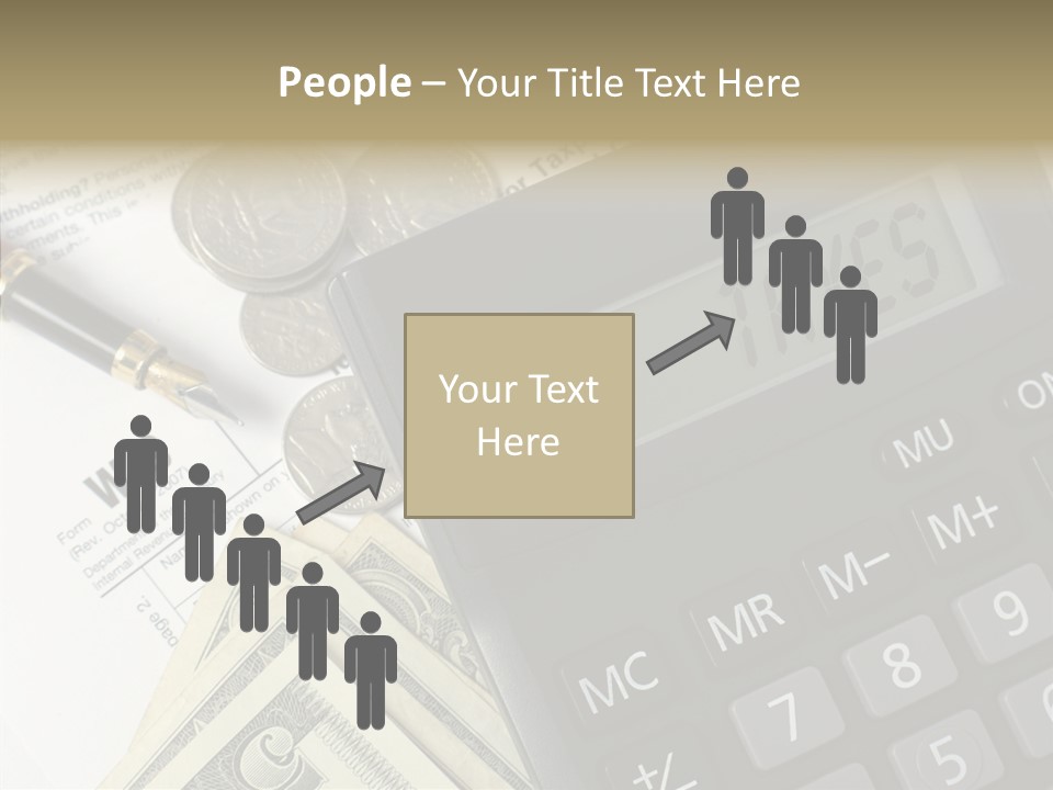 Hand Aging Women PowerPoint Template