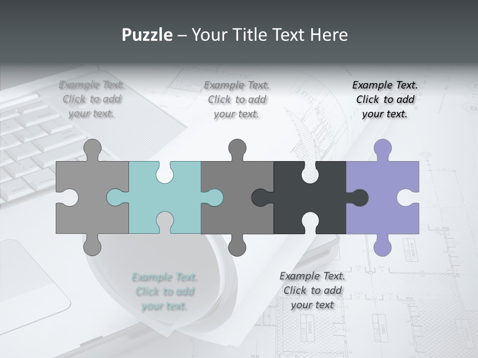 White Young Closeup PowerPoint Template