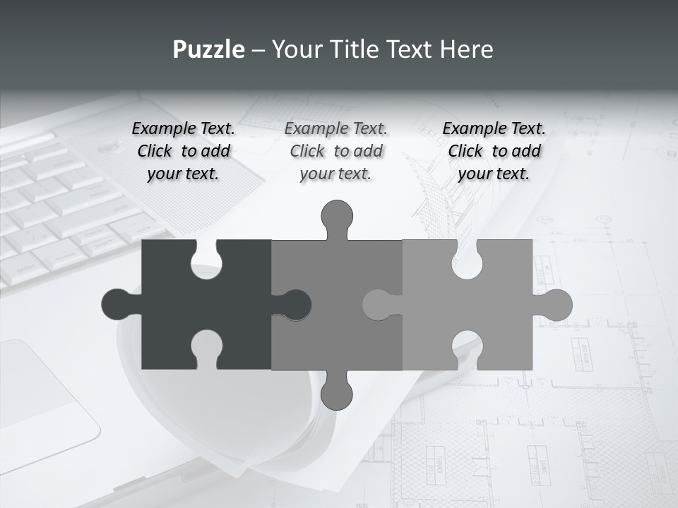 White Young Closeup PowerPoint Template