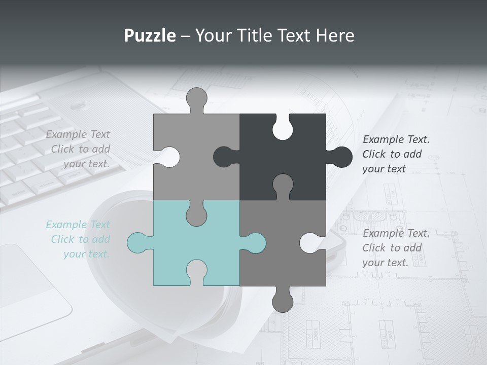 White Young Closeup PowerPoint Template