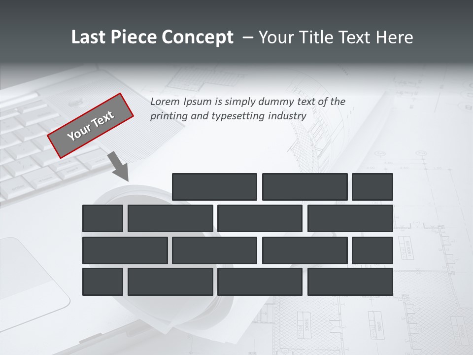 White Young Closeup PowerPoint Template