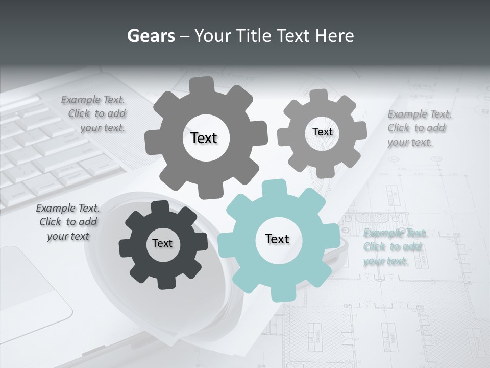 White Young Closeup PowerPoint Template