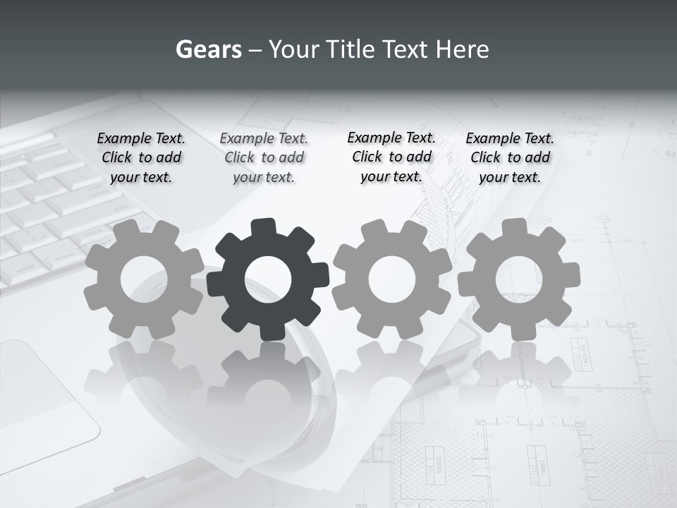 White Young Closeup PowerPoint Template