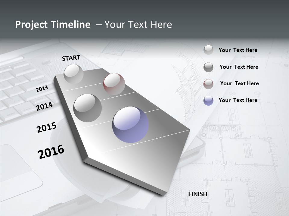 White Young Closeup PowerPoint Template