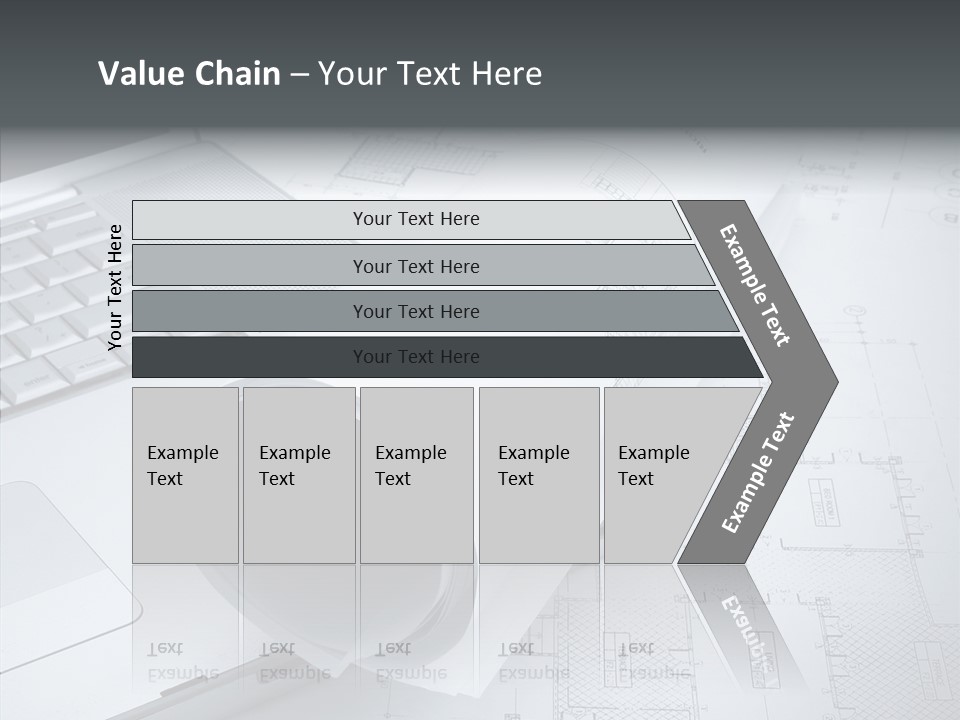 White Young Closeup PowerPoint Template