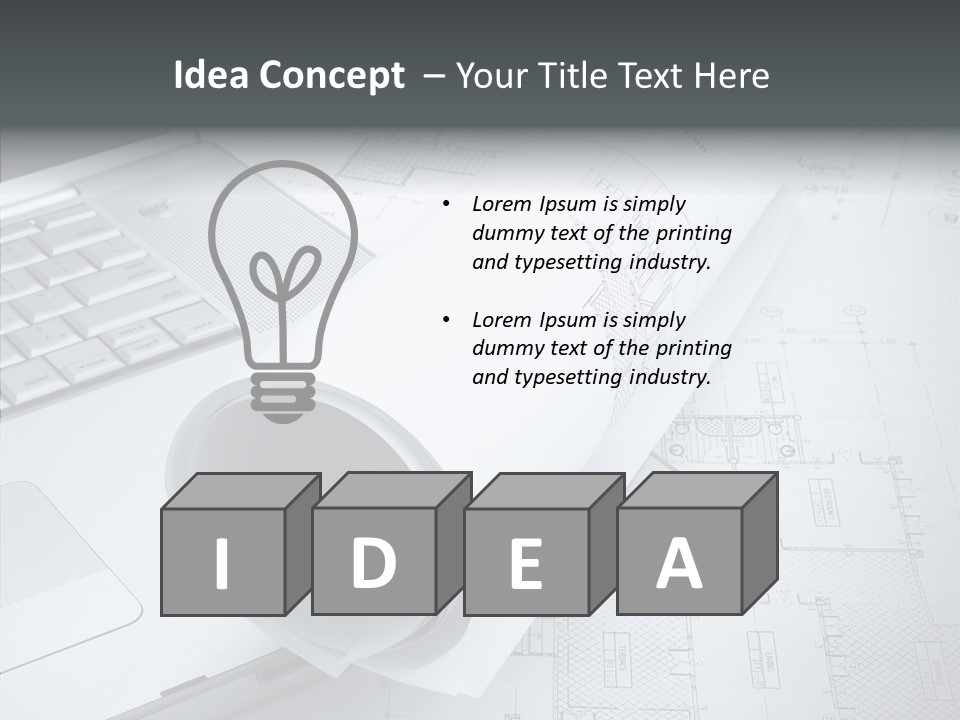 White Young Closeup PowerPoint Template