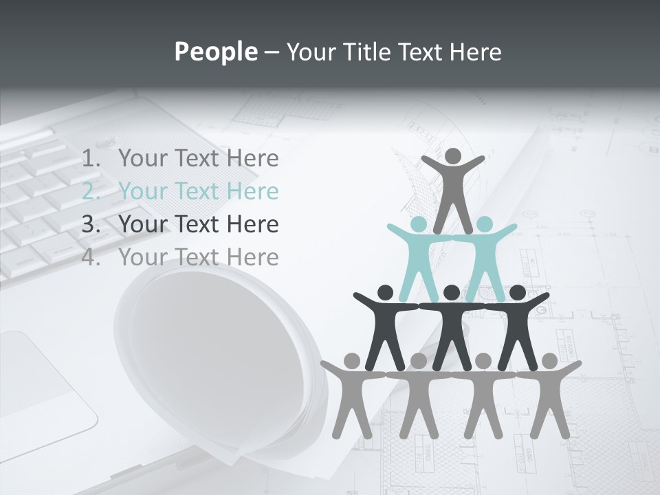 White Young Closeup PowerPoint Template