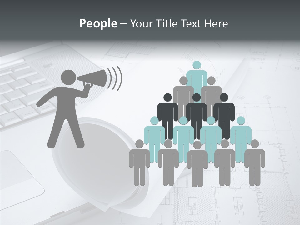 White Young Closeup PowerPoint Template