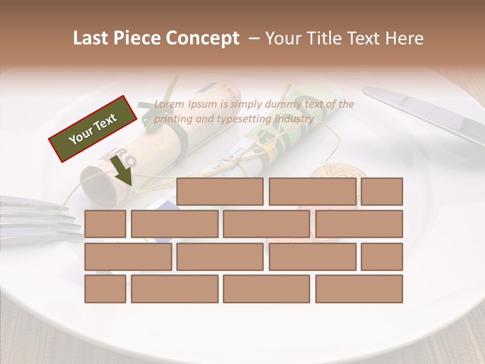 Assistance White Background Hold PowerPoint Template