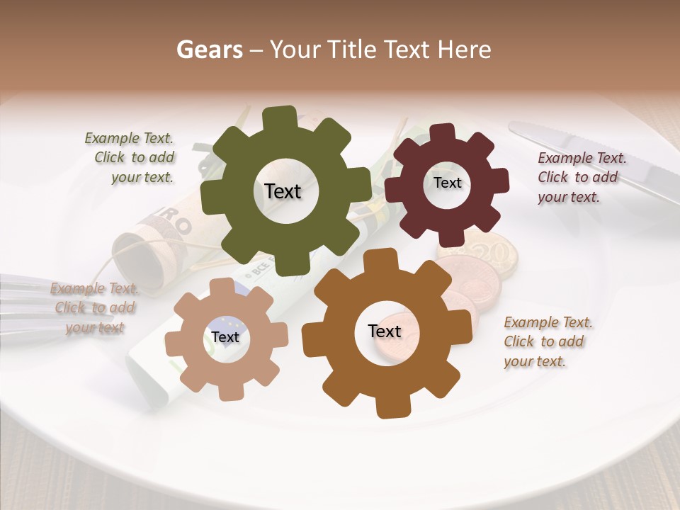 Assistance White Background Hold PowerPoint Template