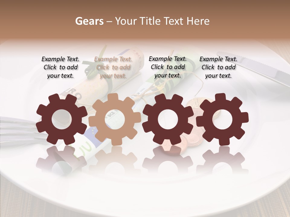 Assistance White Background Hold PowerPoint Template