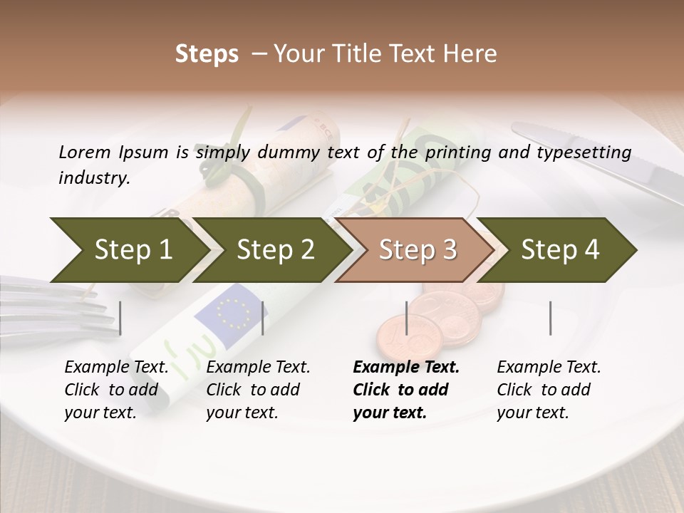 Assistance White Background Hold PowerPoint Template