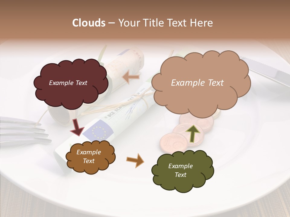 Assistance White Background Hold PowerPoint Template