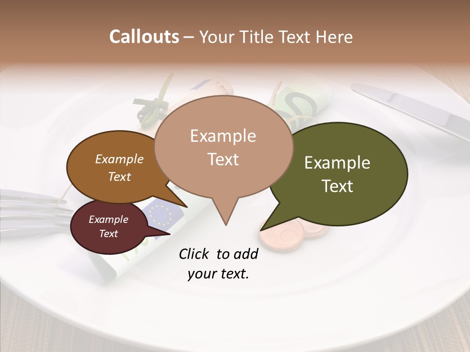 Assistance White Background Hold PowerPoint Template