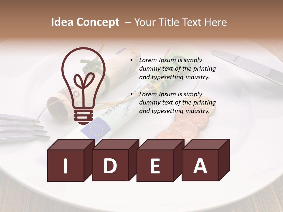 Assistance White Background Hold PowerPoint Template