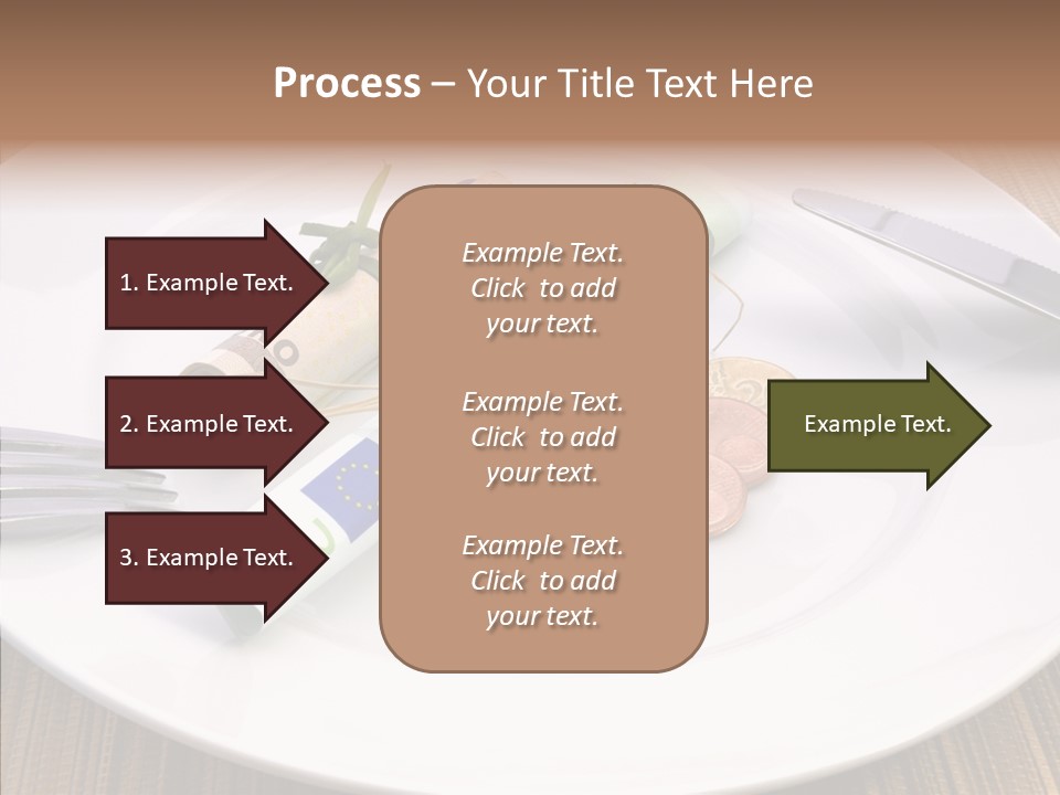 Assistance White Background Hold PowerPoint Template