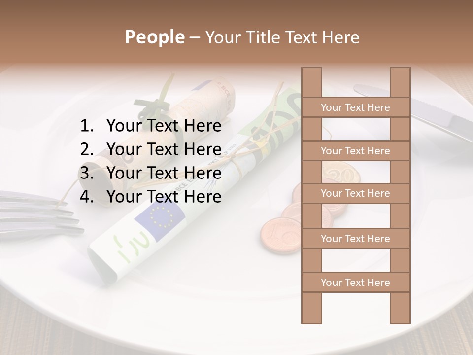 Assistance White Background Hold PowerPoint Template