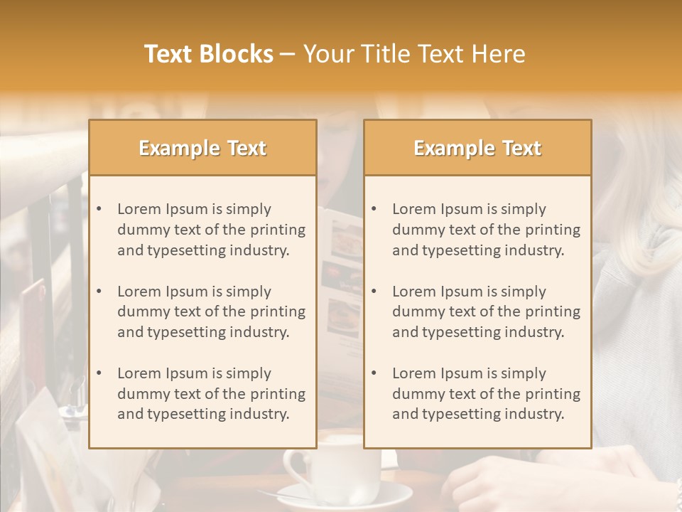 Assistance Women Holding Hands PowerPoint Template