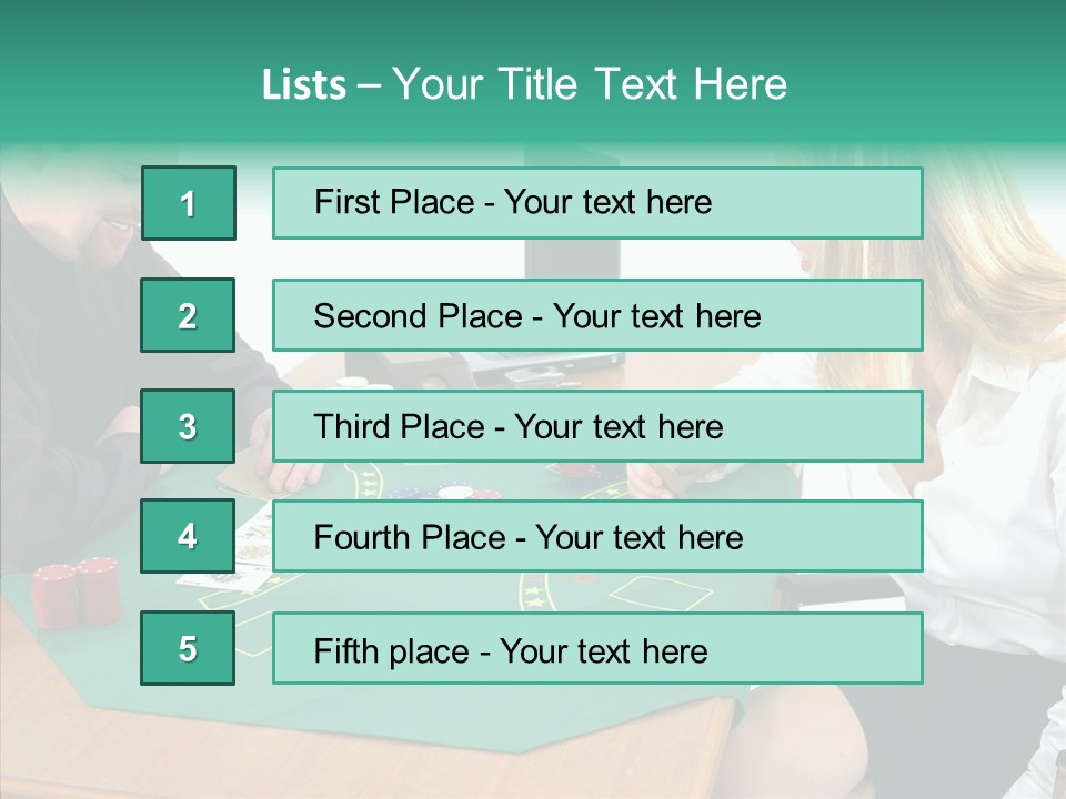 Human Women Senior PowerPoint Template