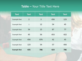 Human Women Senior PowerPoint Template