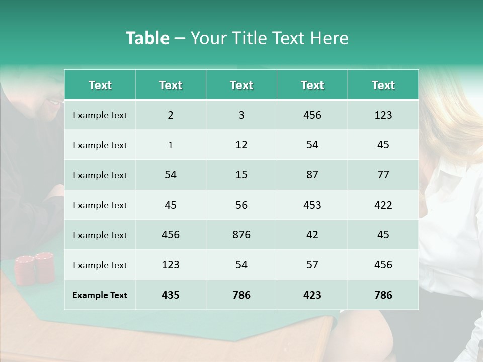 Human Women Senior PowerPoint Template