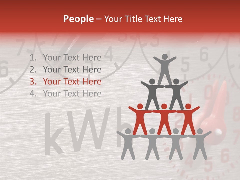 Young White Background Help PowerPoint Template