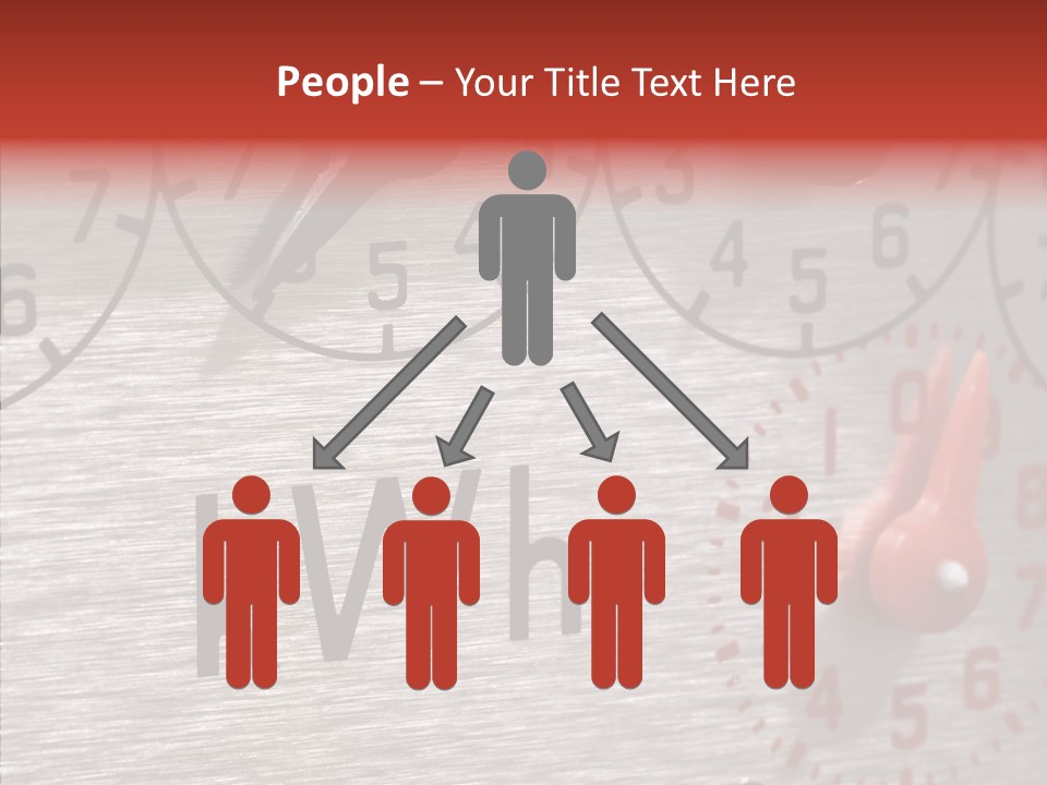 Young White Background Help PowerPoint Template