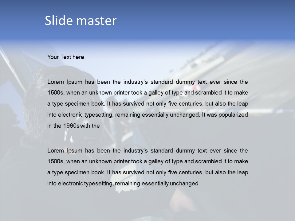 Senior  Touching Old PowerPoint Template