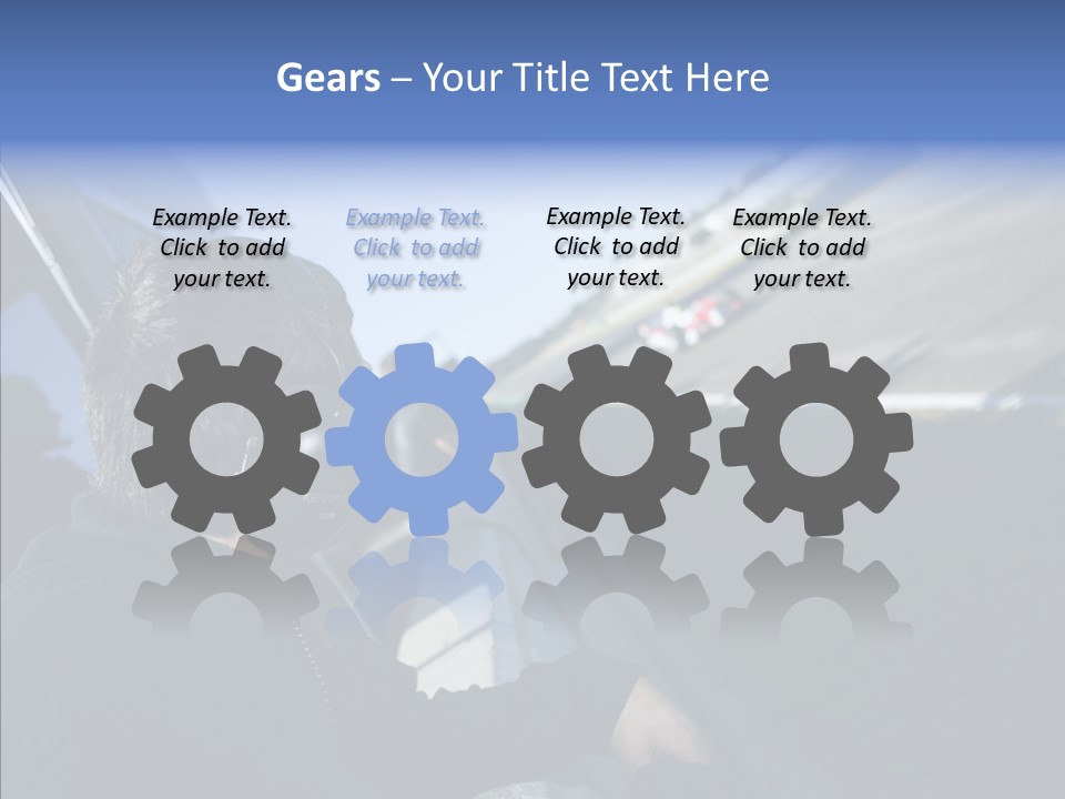 Senior  Touching Old PowerPoint Template