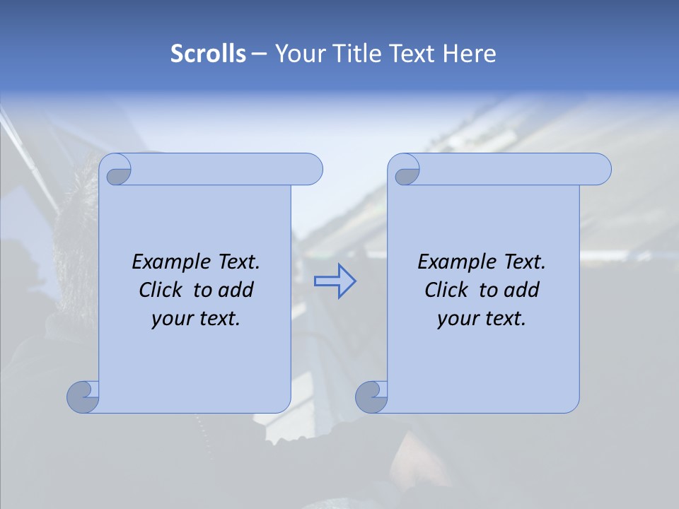 Senior  Touching Old PowerPoint Template