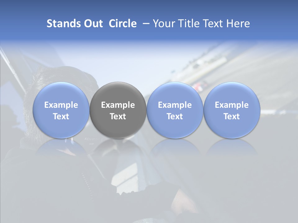 Senior  Touching Old PowerPoint Template