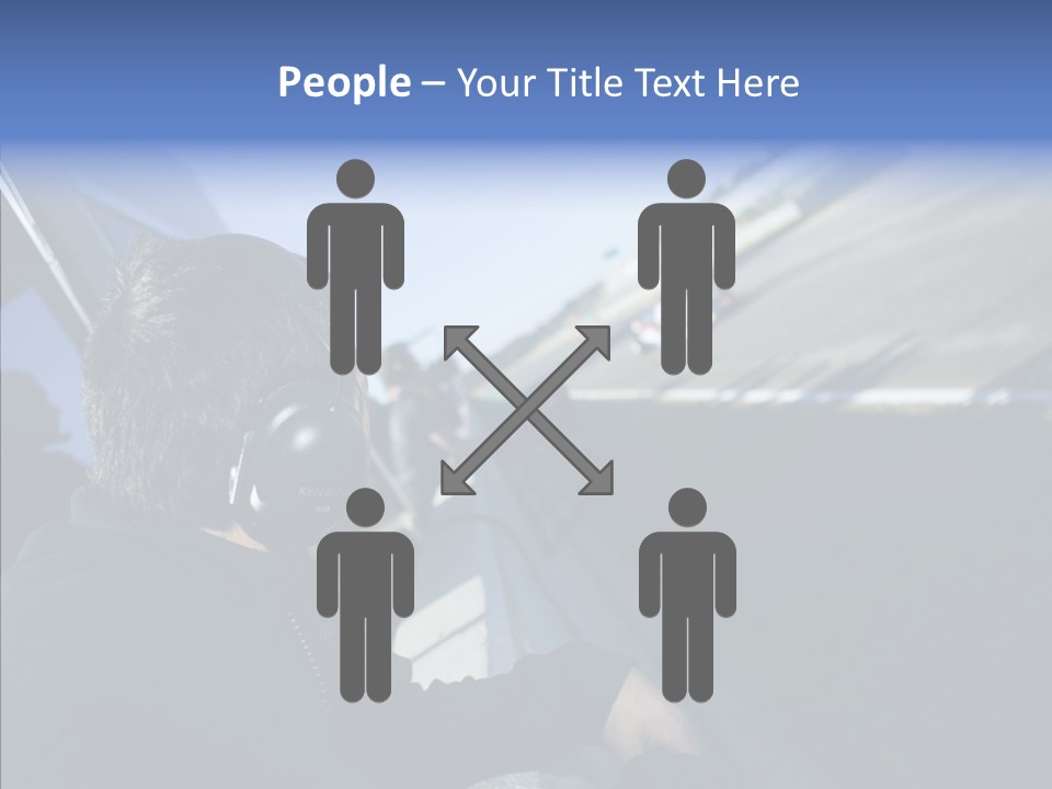 Senior  Touching Old PowerPoint Template