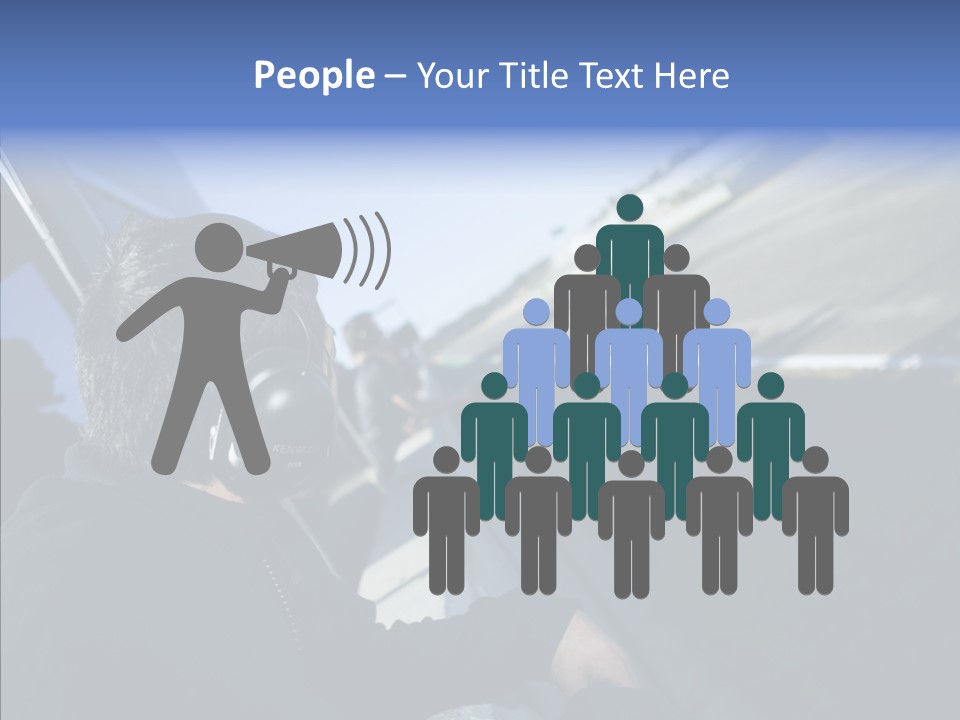 Senior  Touching Old PowerPoint Template