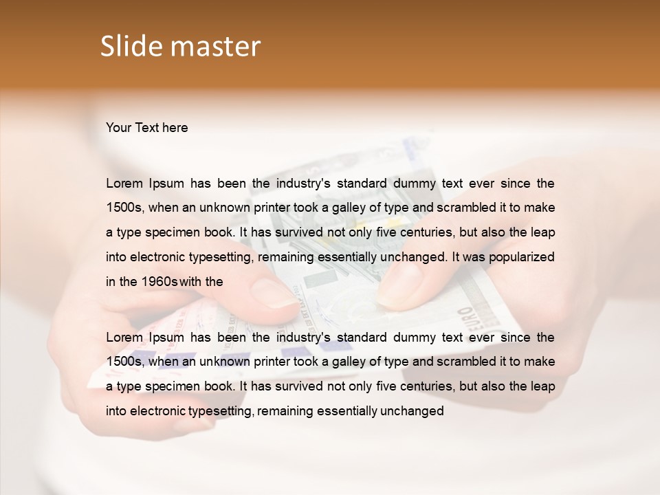 Elderly Background Two PowerPoint Template