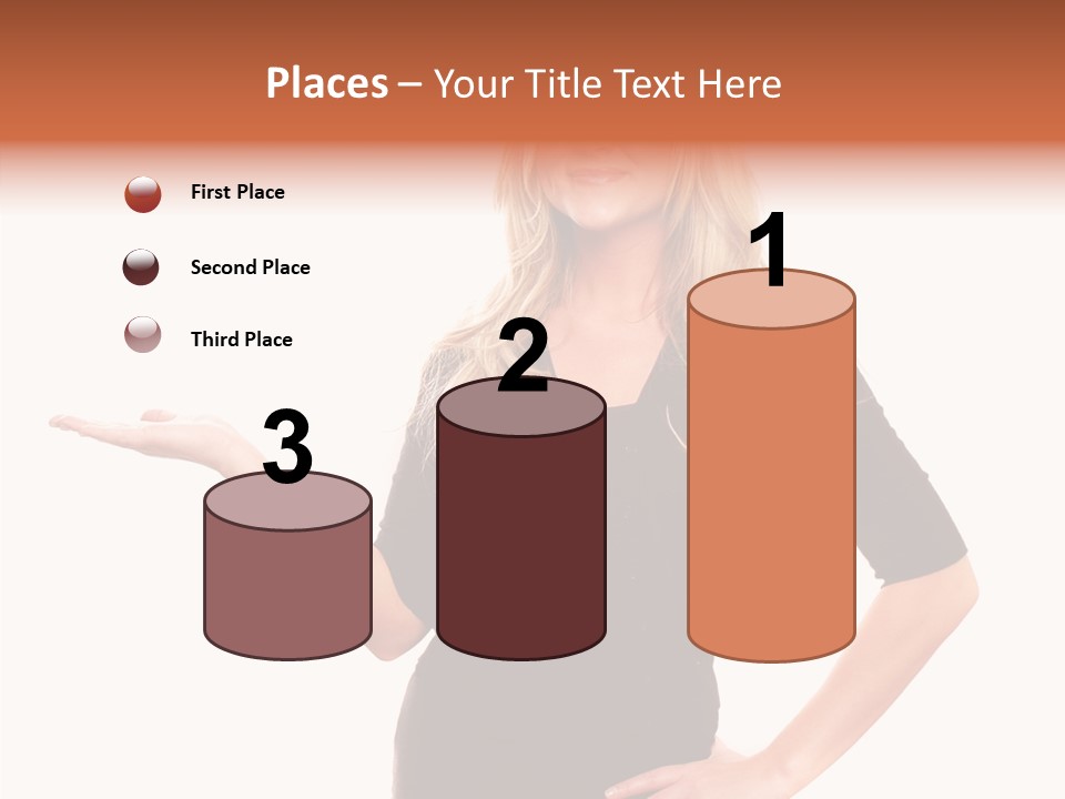 Female Help Two PowerPoint Template