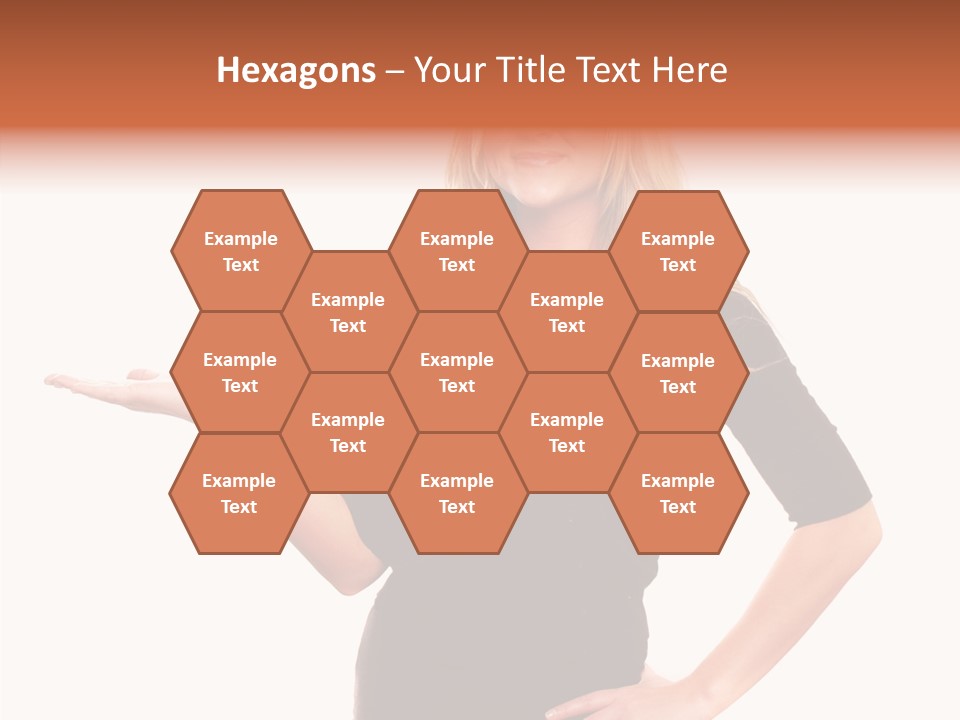 Female Help Two PowerPoint Template