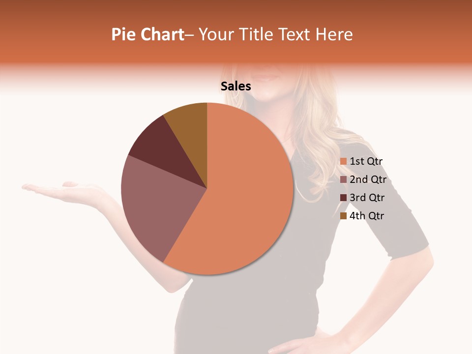 Female Help Two PowerPoint Template