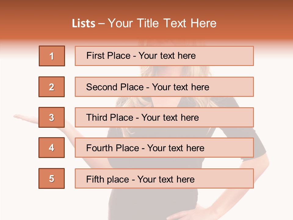 Female Help Two PowerPoint Template