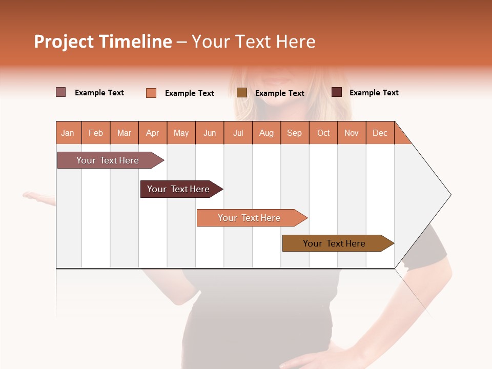 Female Help Two PowerPoint Template