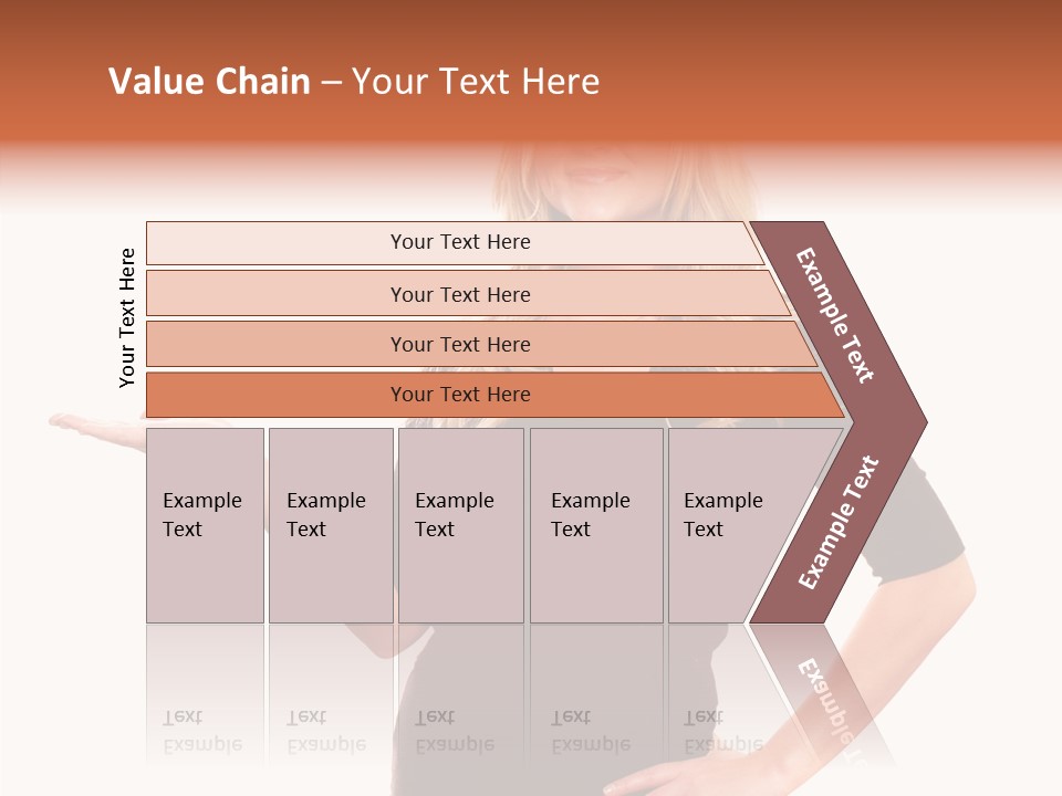 Female Help Two PowerPoint Template