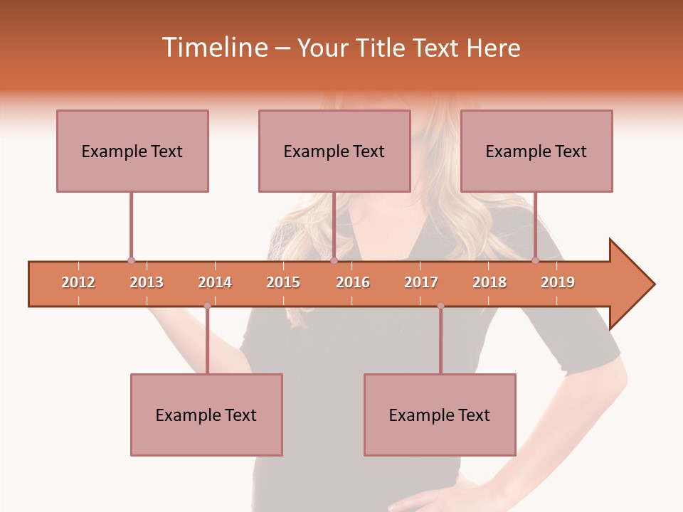 Female Help Two PowerPoint Template
