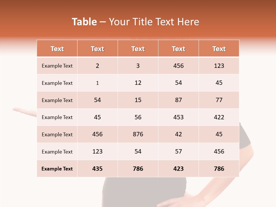 Female Help Two PowerPoint Template