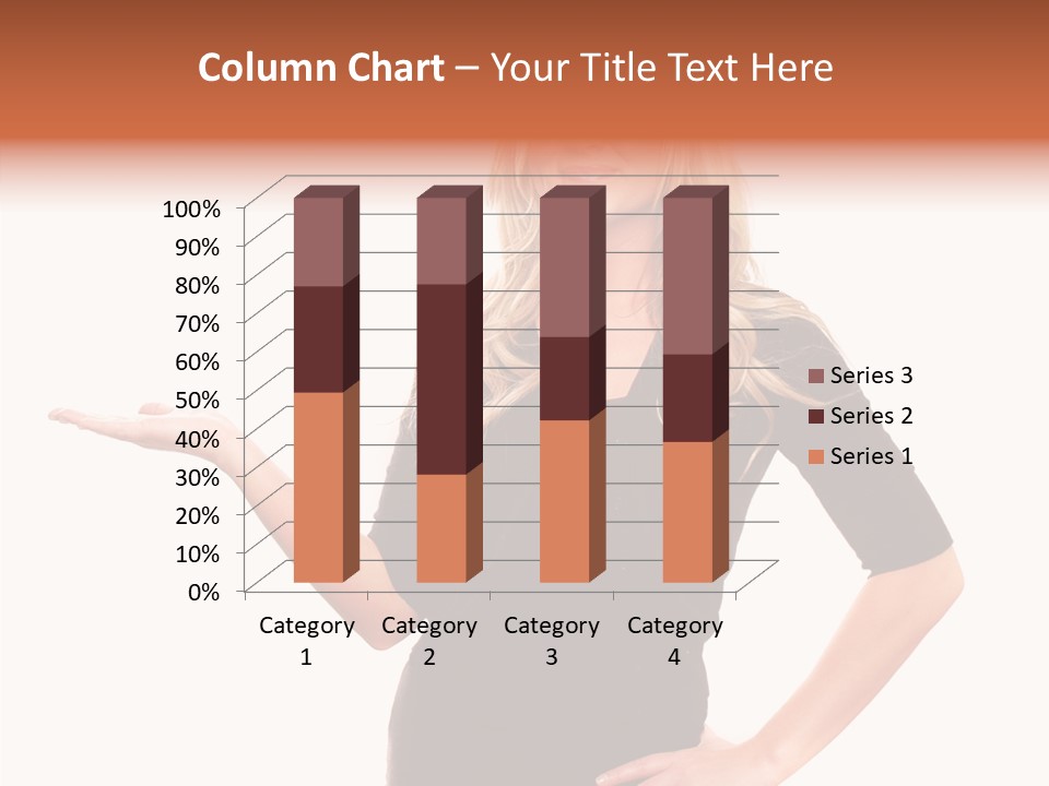 Female Help Two PowerPoint Template