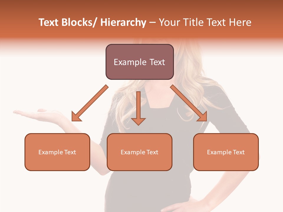 Female Help Two PowerPoint Template
