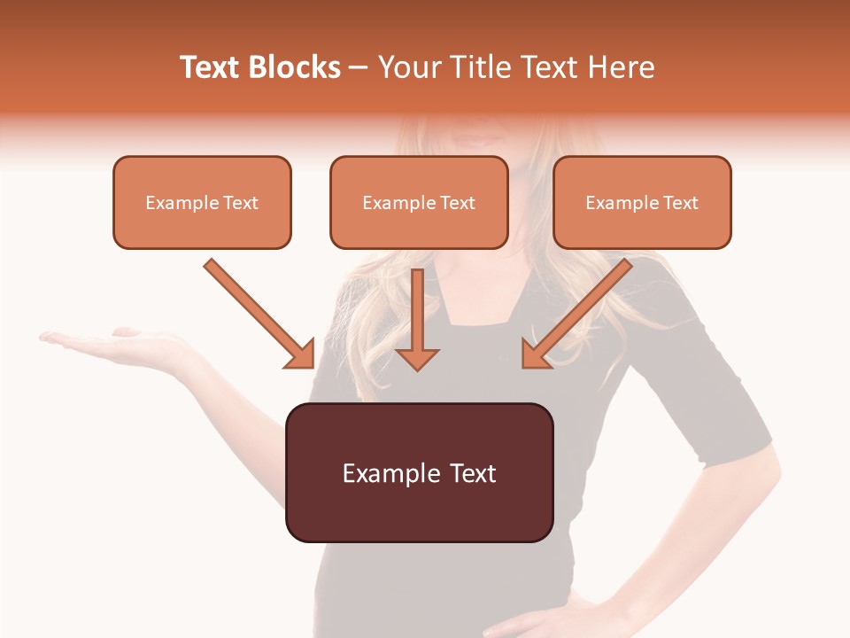 Female Help Two PowerPoint Template