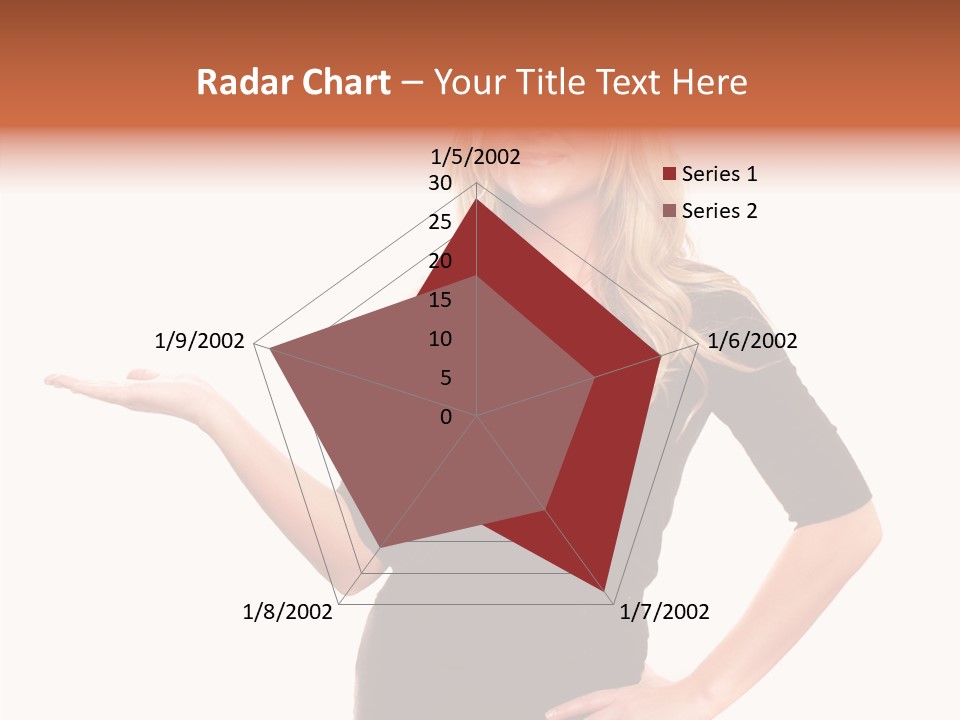 Female Help Two PowerPoint Template