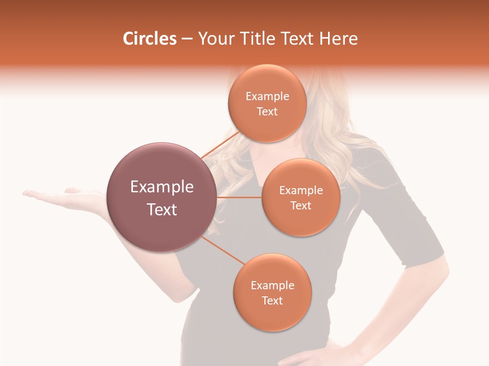 Female Help Two PowerPoint Template